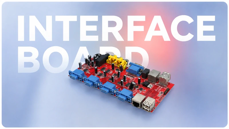Multi-Connector Interface PCB Assembly